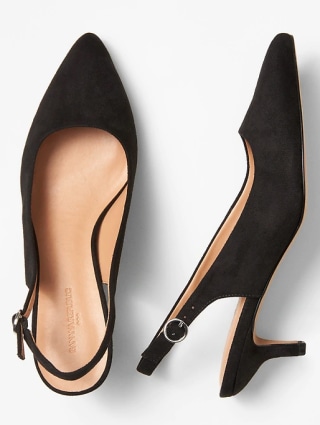 Banana Republic Factory Kitten Heel Slingback