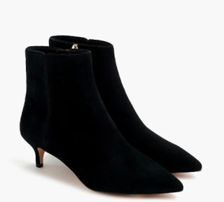 J. Crew Fiona Kitten Heel Suede Ankle Boots