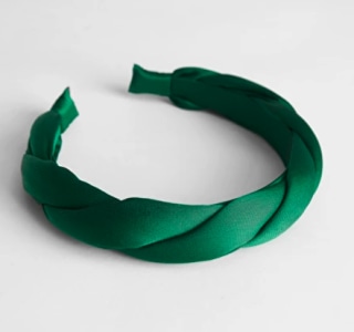 & Other Stories Braided Satin Headband
