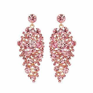 Iris Island Crystal Dangle Earrings