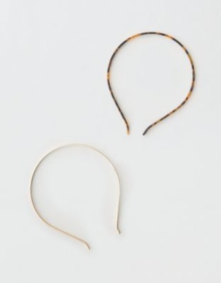 AEO Tortoise + Gold Headbands