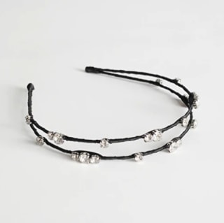 & Other Stories Rhinestone Headband