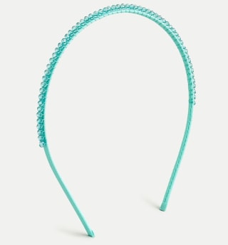 J.Crew Thin Beaded Headband