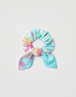 AEO Tie Dye Bow Scrunchie