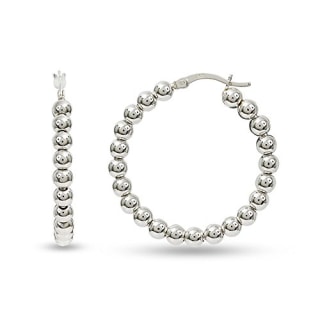 LeCalla Sterling Silver Hoop Earrings