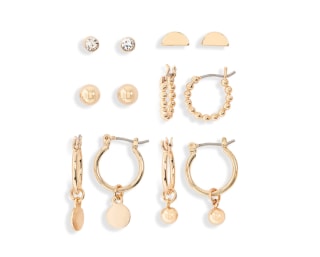 BP. Stud & Huggie Earrings Set