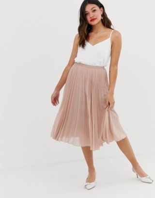 ASOS Pleated Midi Skirt