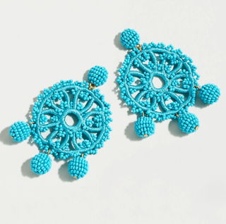 J. Crew Beaded Crochet Earrings
