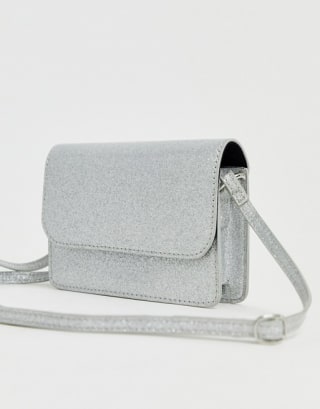 ASOS DESIGN mini cross body in glitter