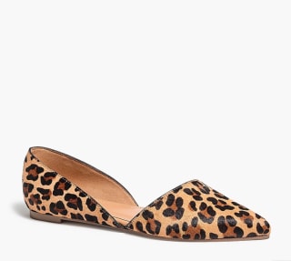 Zoe calf hair d'Orsay flats