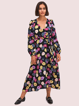 Kate Spade Winter Garden Wrap Dress