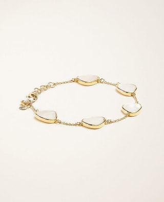 Ann Taylor Mother Of Pearl Drop Bracelet