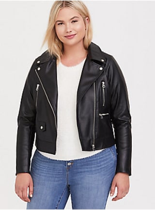 Torrid Faux Leather Moto Jacket