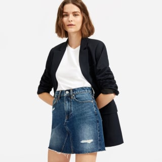 The Reconstructed Denim Skirt