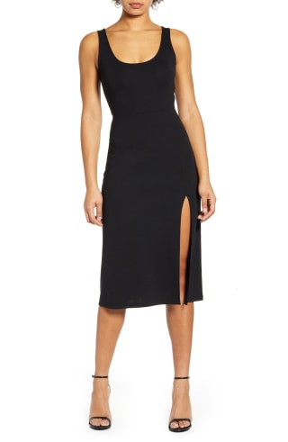 Leith Scoop Neck Midi Dress