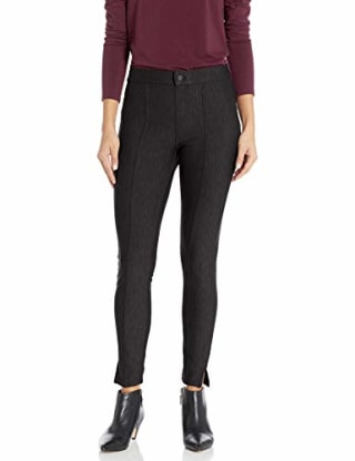 HUE Pintucked Tweed 7/8 Leggings