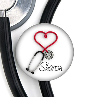 Personalized Stethoscope ID Tag