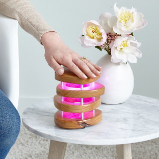 Long Distance Friendship Lamp - Wood | Wi-Fi Touch Lights