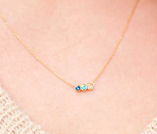 Family Birthstone Necklace