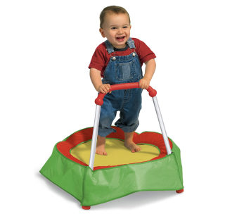 Diggin Hop Mini Toddler Trampoline with Handle
