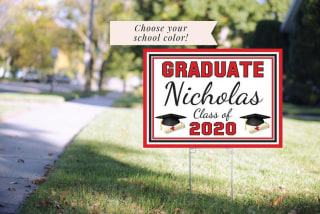 SoSweetPartyShop Graduation Yard Sign