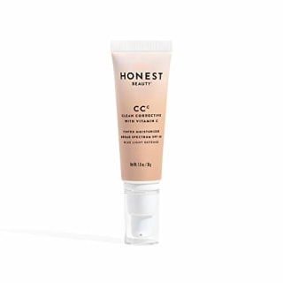 Honest Beauty Clean Corrective with Vitamin C Tinted Moisturizer Broad Spectrum SPF 30, Fair | VEGAN | 6-in-1 Multitasker | Blue Light Defense | Chemical Sunscreen Free &amp; Dermatologist Tested | 1oz