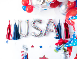 USA Balloon Banner