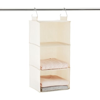 Container Store 3-Compartment Canvas Hanging Sweater Organizer