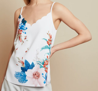 Ted Baker Ratana Jamboree Scalloped Cami