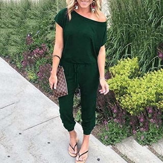 Prettygarden Off Shoulder Jumpsuit