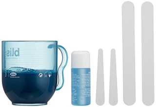 Bliss Poetic Waxing Hair Removal Kit | No-Strip Wax | Straight-from-the-Spa | Safe, Low-Temp, Microwaveable | Paraben Free, Cruelty Free | 5.3 fl oz