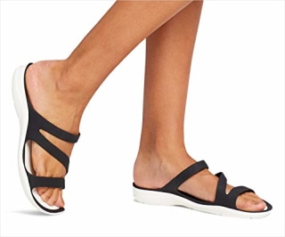 Crocs Women's Swiftwater Sandal Sport Black, 7 M US