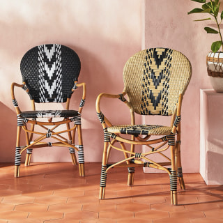 Capri Striped Indoor/Outdoor Bistro Chair