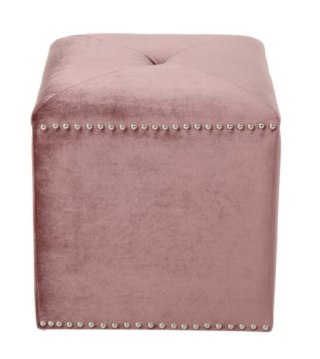 Noble House Velvet Ottoman