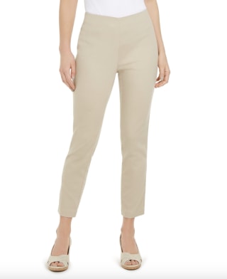 Chelsea Twill Tummy-Control Cropped Pants