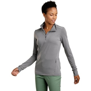 Toad & Co Women's Debug Swifty Breathe Quarter-Zip Sweater