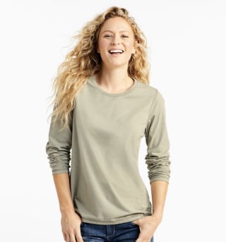 L.L. Bean Women's Insect Shield Long-Sleeve Field Tee