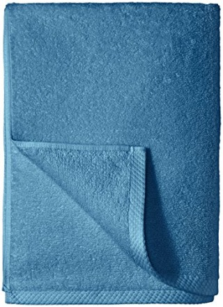 AmazonBasics Quick-Dry, Luxurious, Soft, 100% Cotton Towels, Seafoam Green - Set of 2 Bath Towels
