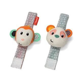 Infantino Go gaga! Wrist Rattles - Fox & Owl