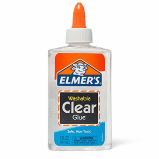 Elmer's Liquid School Glue, Clear, Washable, 5 Ounces, 1 Count