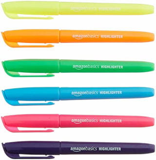 AmazonBasics Fluorescent Highlighters