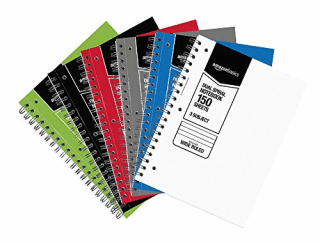 AmazonBasics 3-Subject Spiral Notebook
