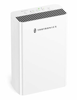 TaoTronics HEPA Air Purifier for Home, Allergies Smoke Pollen Pets, Home Air Cleaner Filtration System, Odors Dust, Sleep Mode Timer Auto Mode Negative Ion Mode, Air Quality Indicator