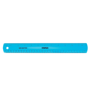 Westcott Shatterproof Ruler, 12-Inch, Green