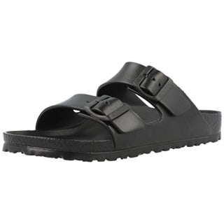 Birkenstock Unisex Arizona Essentials EVA Black Sandals - 38 N