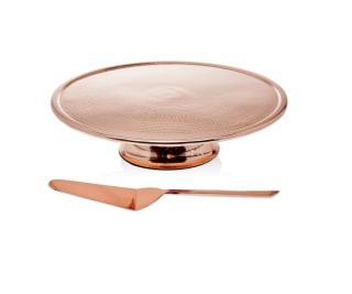 Godinger Copper Finish Cake Stand