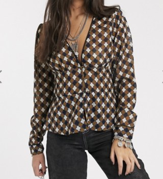 Asos Only Button Through Blouse