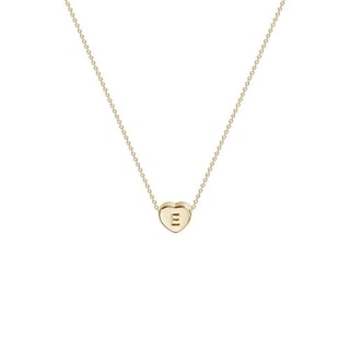 Fettero Initial Heart Necklace