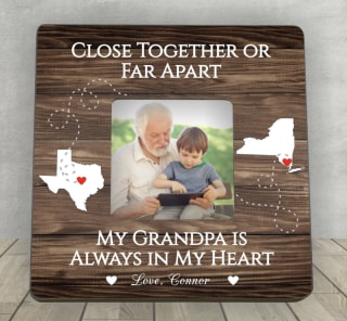 EnchantedHillStudios Close Together or Far Apart Picture Frame