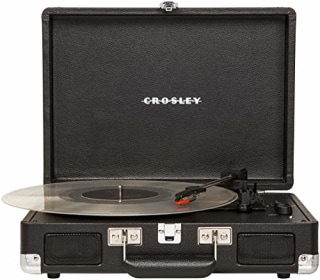 Crosley Cruiser Deluxe Vintage 3-Speed Bluetooth Suitcase Turntable